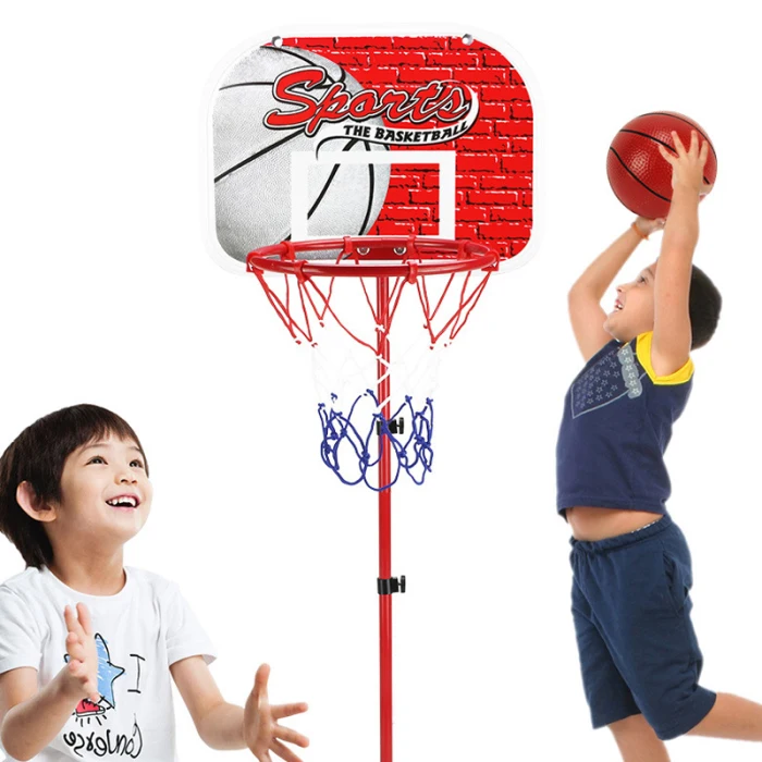 Детский баскетбольный набор колец, регулируемая высота, портативная баскетбольная система, крытая спортивная игрушка, WHShopping