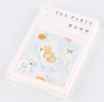 

Tea time paper postcard(1pack=30pieces)