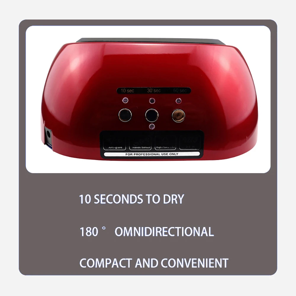 Conduziu a Lâmpada para Manicure Secador de Unhas Ccfl Unha Lâmpada Inteligente Sensing Timing Design Gelo Gel Polonês 48 w Sol 13 Secadores de unhas