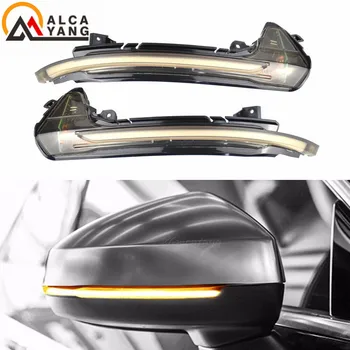 

2 Pieces LED Dynamic Turn Signal Light For-Audi A6 C7 C7.5 RS6 S6 4G 2012-2018 Car Side Wing Rear View Mirror Blinker Indicator