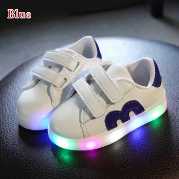 

Children's Led Sneakers Girls Glowing Kids Shoes for Girls Luminous Girls Sneakers Baby Kid Shoes with Backlight Sole