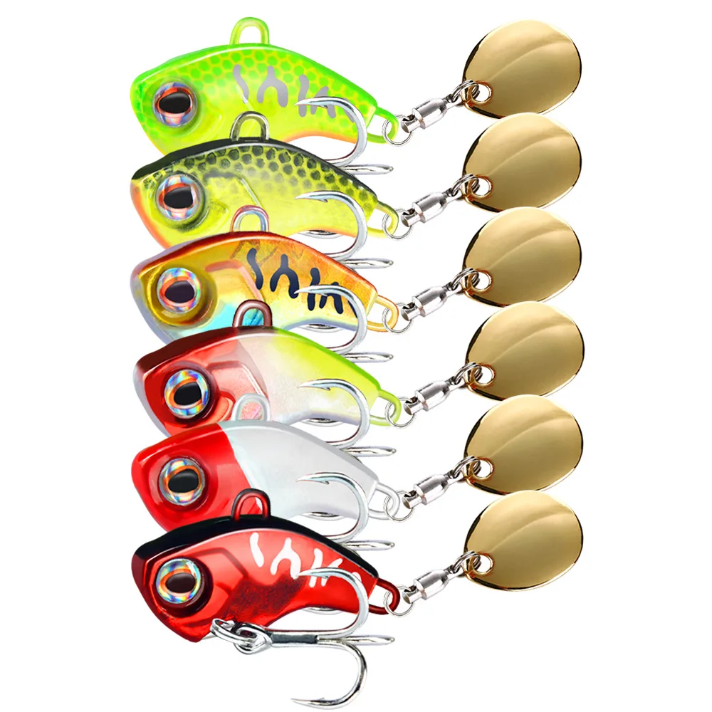 1PCS Rotating Metal VIB 9g/13g/16g/22g Wobbler Fishing Lure Sequins Tail Spinner Sinking Baits Spoon Crankbait Fishing Tackle 1PCS Rotating Metal VIB 9g/13g/16g/22g Wobbler Fishing Lure Sequins Tail Spinner Sinking Baits Spoon Crankbait Fishing Tackle