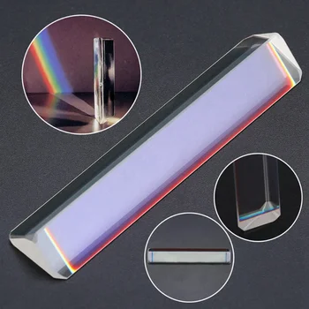 

Triangular Prism Teaching Optical Glass Triple Physics Light Spectrum Rainbow Manufacturer Drop ship N06