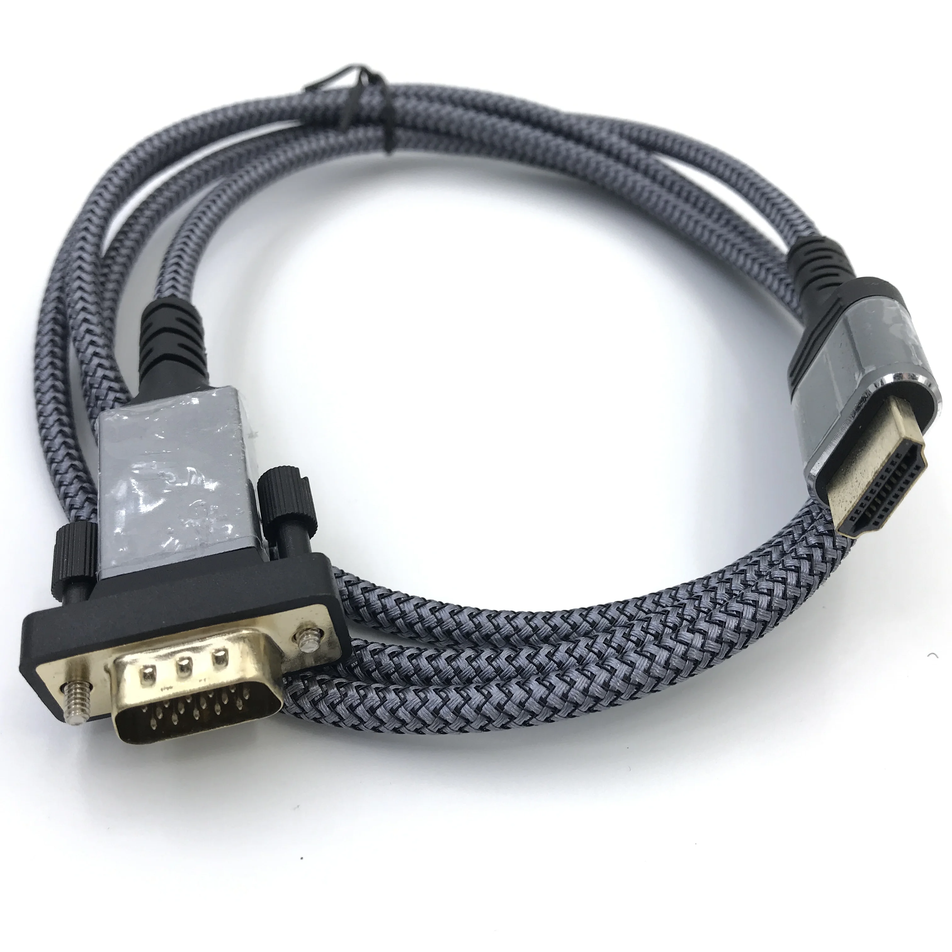 1.5M HDMI-compatible To VGA D-SUB Male Video Ad Ter Cable Lead For TV PC Computer Durable | Компьютеры и офис