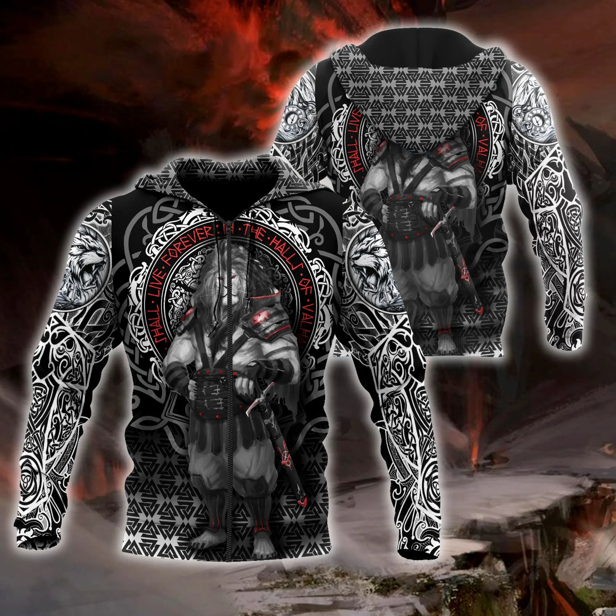 

Beautiful The Lion Warrior Tattoo 3D All Over Printed Men Hoodie Unisex Casual Jacket Pullover Streetwear sudadera hombre DW0440