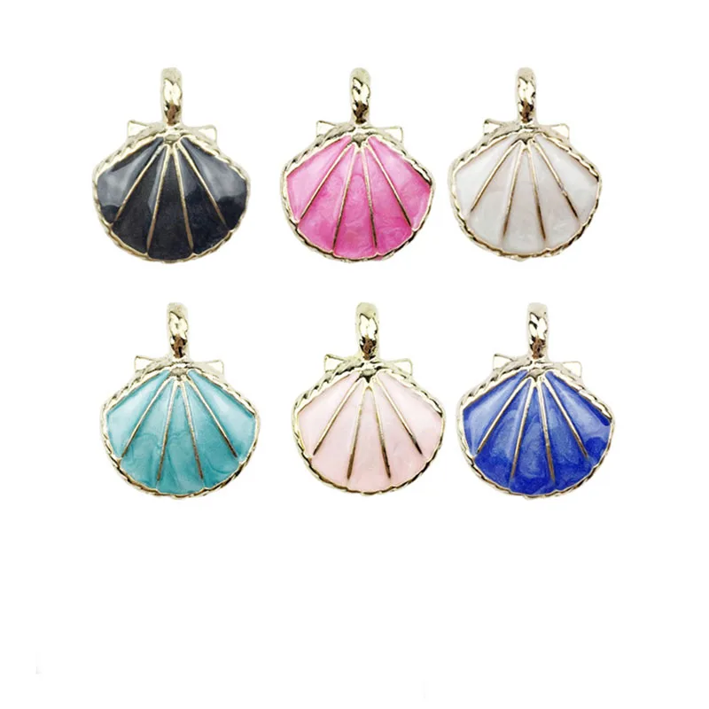 

1PC Creative Shell Pendant Ornaments Ocean DIY Metal Wedding Decorations Kids Gif