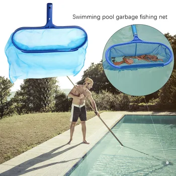 

2Pc Professional Grade Leaf Net Fine Mesh Pool Skimmer Net Bag Catcher Swimming Pool Aquarium Cleaning Rake Tools Accessories