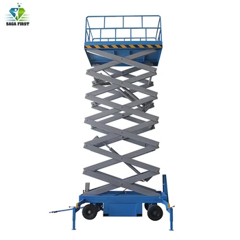 Best Electric Construction Lifter Scissor Lift Man Lift Elevator With 12m 16m Lifting