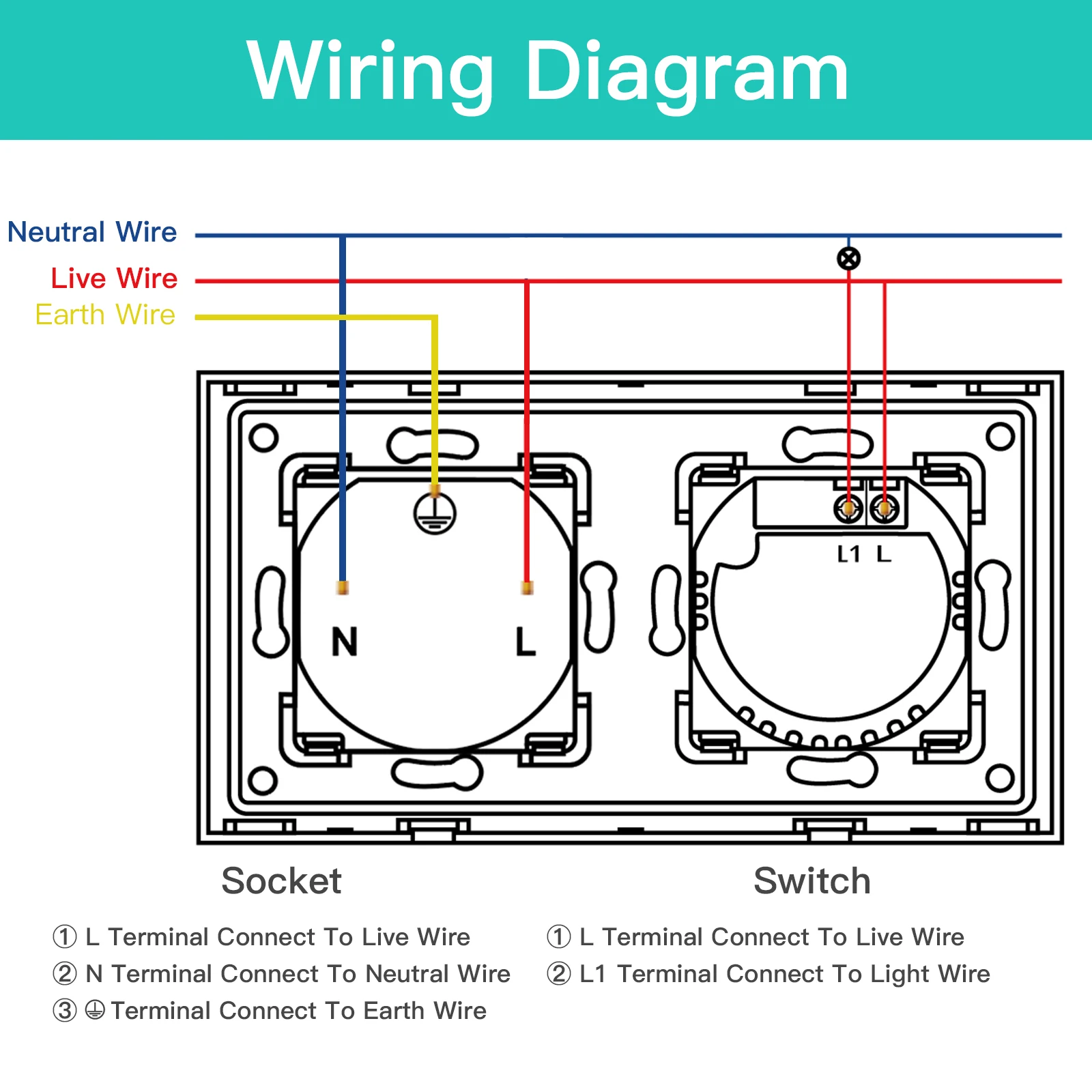 Bseed zigbee 1 2 3 gang 1way