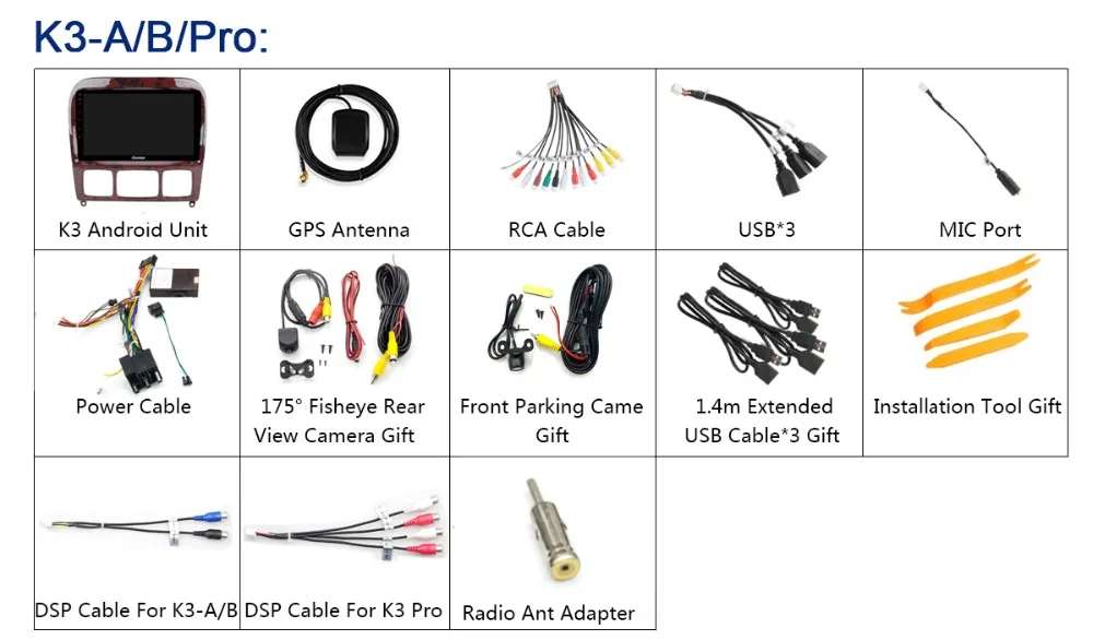 Best 360°4×Camera 4G WiFi Android 9.0 4G+64G GPS Radio CarPlay SPDIF DSP Car Multimedia Player For Mercedes Benz S CL Class W220 W215 28