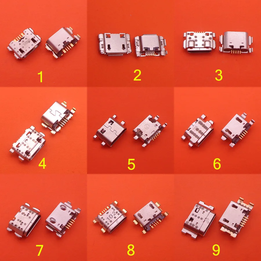 Комплект из 2 предметов 5 контактный Тип b micro mini usb разъем для подключения