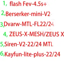 

1600pcs Cotton Zeus X Mesh kayfun lite siren v2 v4 Dvarw mtl FL Berserker min v 2 mt Flash e Vapor fev V4.5S tank Power tool acc