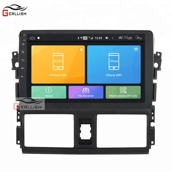 

Touch screen android car dvd player audio stereo for Toyota Yaris Vios 2014 2015 2016 2017 gps navigation