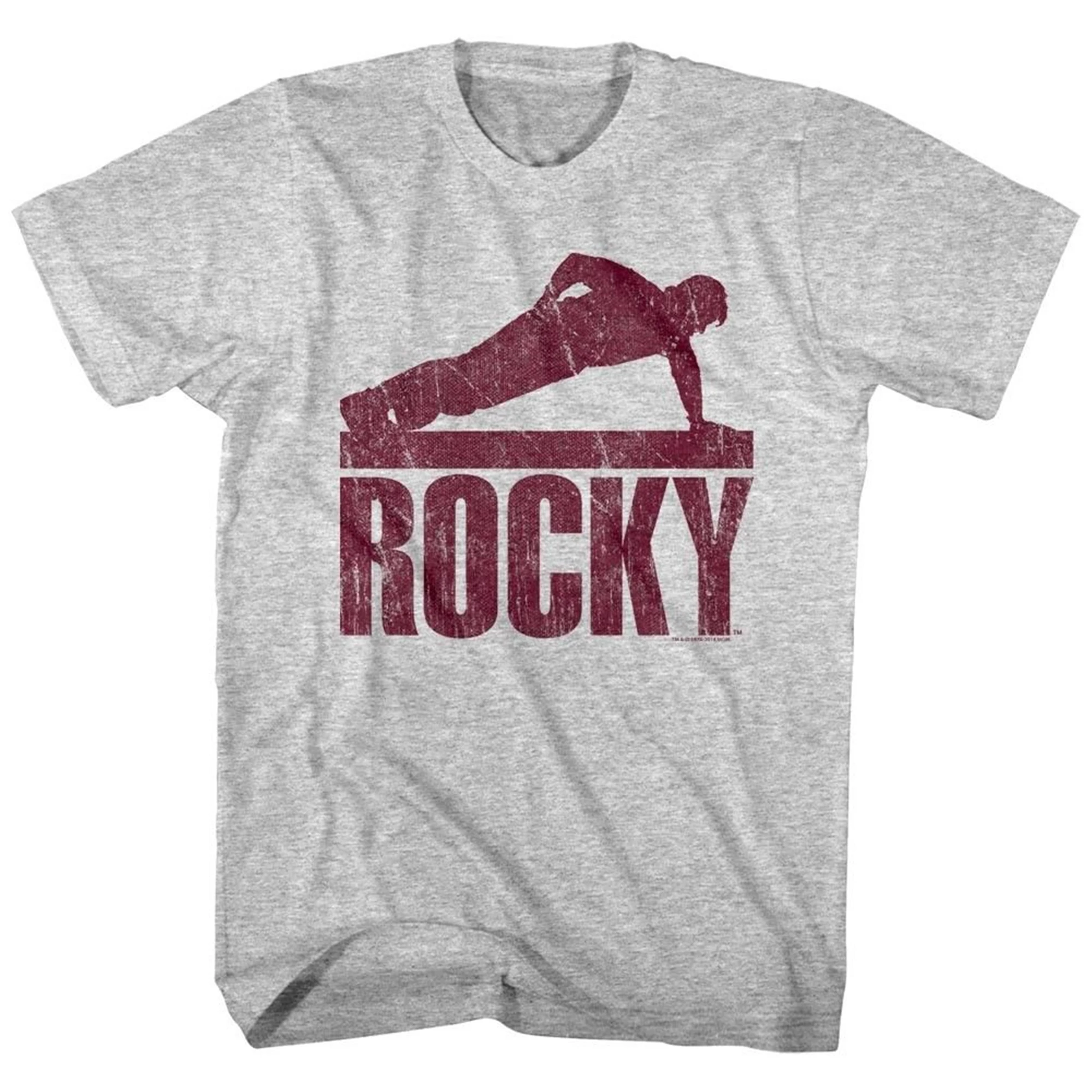 Rocky Balboa боксерская Мужская футболка с одним рычагом и пуш-ап тренировочный силуэт