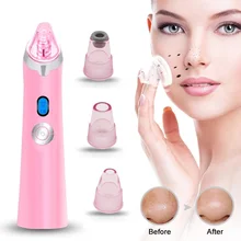 Черная головка для ухода за кожей лица глубокие поры, акне Удаление прыщей дропшиппинг цена вакуум Очищение лица алмазный инструмент красоты