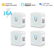 

Apple Homekit MFI Smart WiFi Wall Switch Mini Relay Breaker Module Automation Timer Wireless Compatible With Alexa Google Home