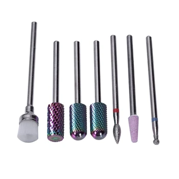 

Nail Polisher Bit Set Multi-Style Base Polishing Bit Set Drill Bit Fixer With Box Packing