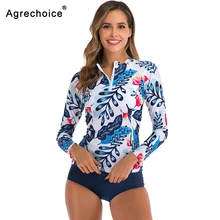 Новинка, женский купальник с длинным рукавом, два предмета, купальник на молнии, танкини, набор для серфинга, купальные костюмы, пляжная одежда, купальный костюм