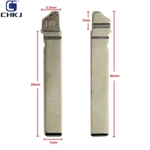 CHKJ 10 шт./лот HU162T Замена откидное складное полотно дистанционного ключа № 149 ключ для автомобиля пустой для VW Golf 7 Sportsvan