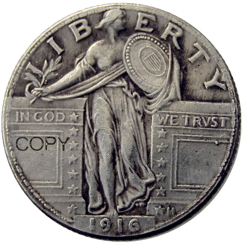 США набор(1917-1924)-P-S 9 шт. стоящая четверть свободы копия декоративная монета
