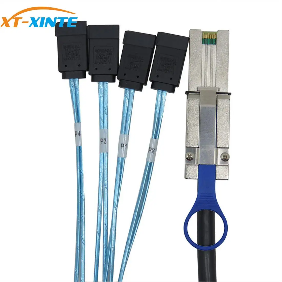 MINISAS26PSFF8088to4SATACableSupports12GbpsBandwidth12M