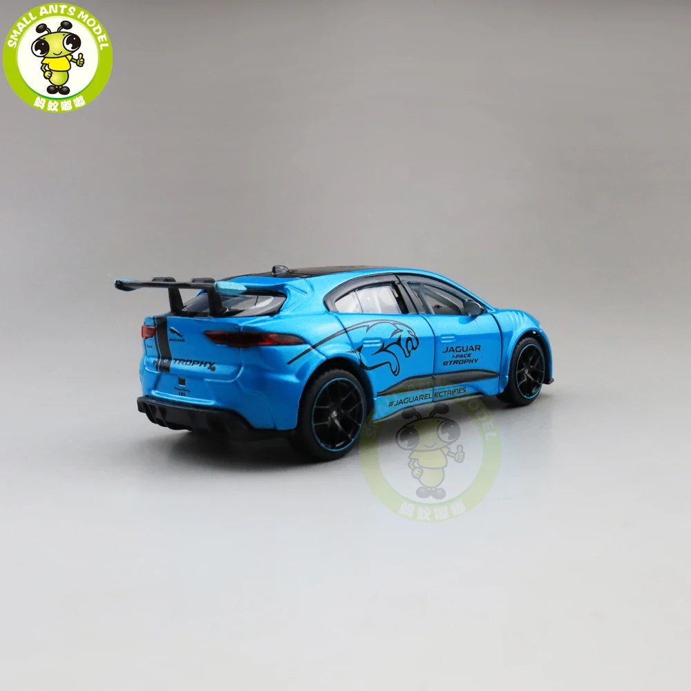 1/36 JACKIEKIM Jaguar I-PACE eTROPHY литой модельный автомобиль игрушки для детей откатные подарки для мальчиков и девочек