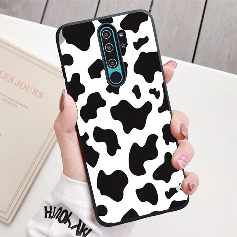 Bò Đốm Đen Dẻo Silicone Ốp Lưng Điện Thoại Redmi Note 8 7 Pro S 8T Cho Redmi 9 7A Bao cases for xiaomi blue