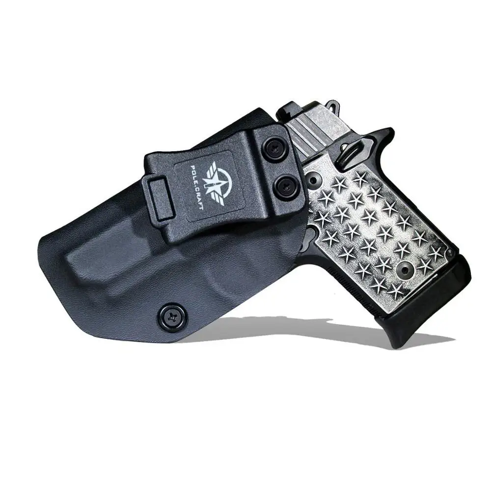 Black For Left PoLe. Craft IWB KYDEX кобура ручной работы на заказ подходит: Sig Sauer P938 кобура для пистолета Внутри Скрытого Ношения чехол для пистолета - Цвет: Black For Left