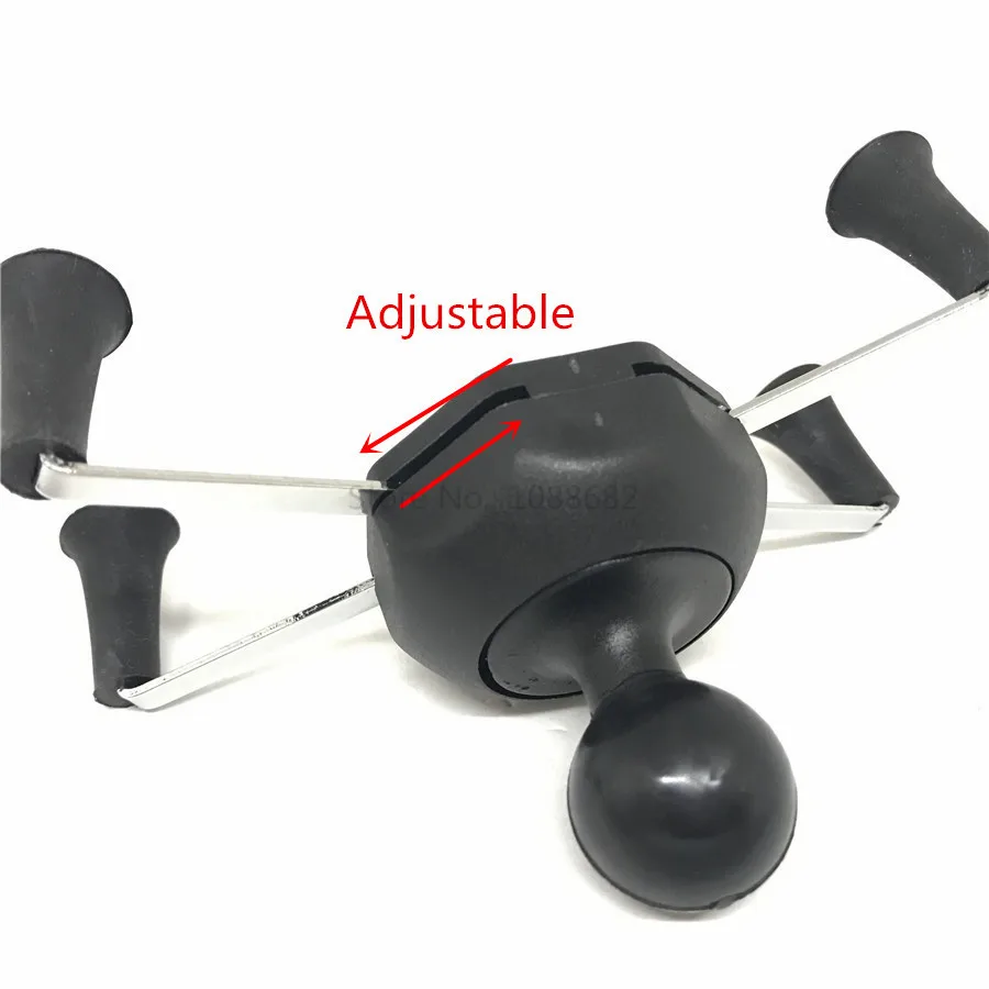 Universal Cellphone Holder With Rubber Caps to Rubber Ball Mount Head (6)