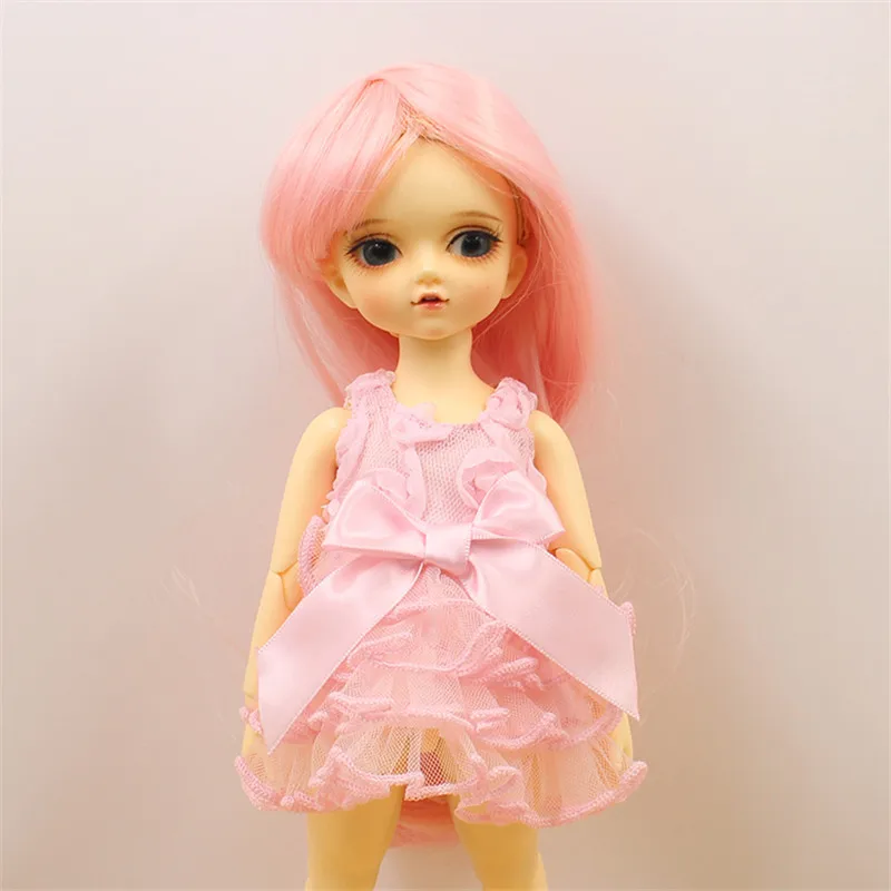 Fortune Days/1/6 г.; розовое платье принцессы для куклы BJD