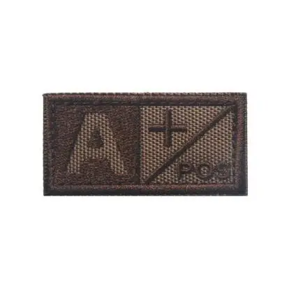 29 3D Вышивка кровяного типа патч-лист A+ B+ AB+ O+ передний POS A-B-AB-O отрицательный NEG кровяный Тип патч группа тактический военный значок - Цвет: 29