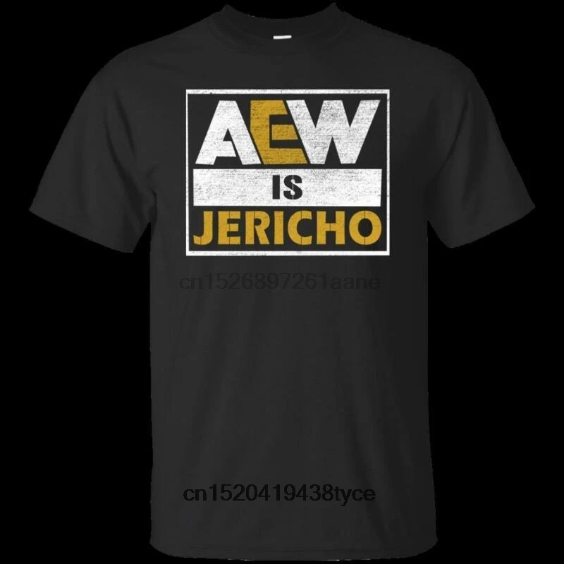 Men T Shirt Aew Is Jericho Black Navy T-Shirt Mens Women S 6xl Tshirt Women