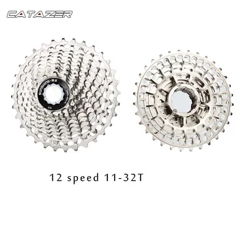 

Road Bike Freewheel 11-32/34T Bicycle Flywheel Steel 12S Speed Cassette Freewheel for Shimano SRAM