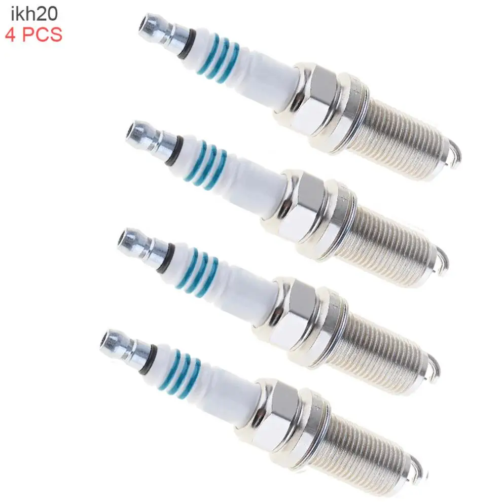 

4pcs Car Ignition Plug Iridium Durable Spark Plugs Nozzles Ikh20 5344 fit for Toyota / Honda / Lexus / Acura