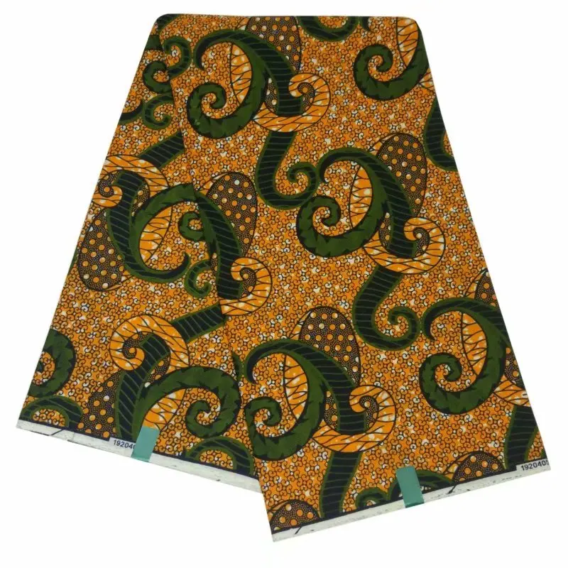 S006M African Nigerian Real Wax Fabric for Women Ankara Cotton Prints Super Fashion Quality Wax Fabric For Hollandies - Color: as the picture