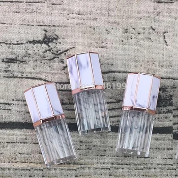 

Plastic Lip gloss Tube Eight Siders Transparent Lip Glaze Tube Cosmetic Container Empty Lip Gloss Containers 30pcs/Lot