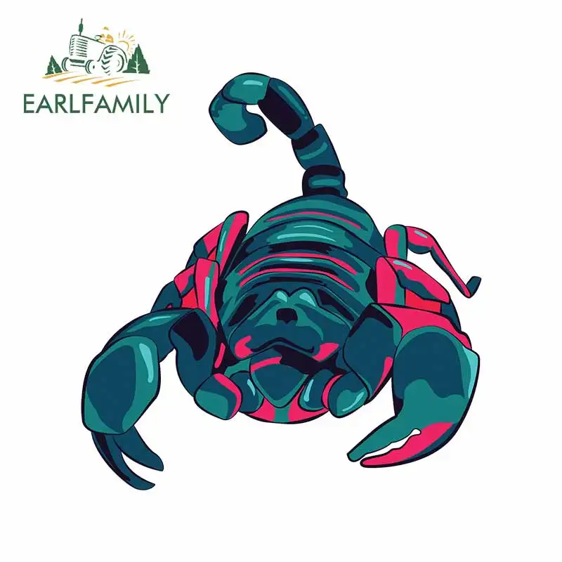 EARLFAMILY 13 см x 12 5 для скорпиона краска огромные окна автомобиль наклейка бампера