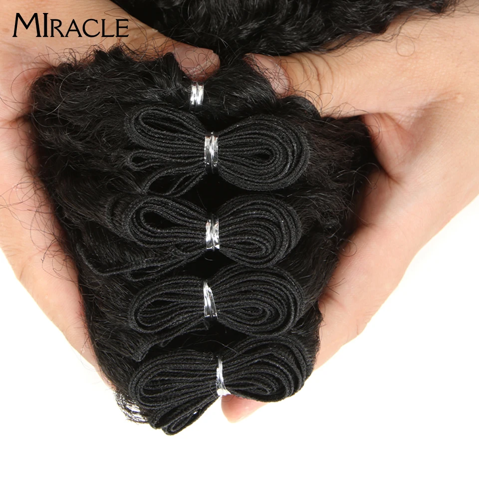 Pacotes de cabelo encaracolado kinky brasileiro 5