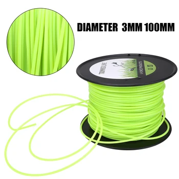 

100m Diameter 3mm Lawn Mower Trimmer Line Nylon Rope Brushcutter Grass Trimmer Thread Rope Mowing Wire Cutting Mowing Tool