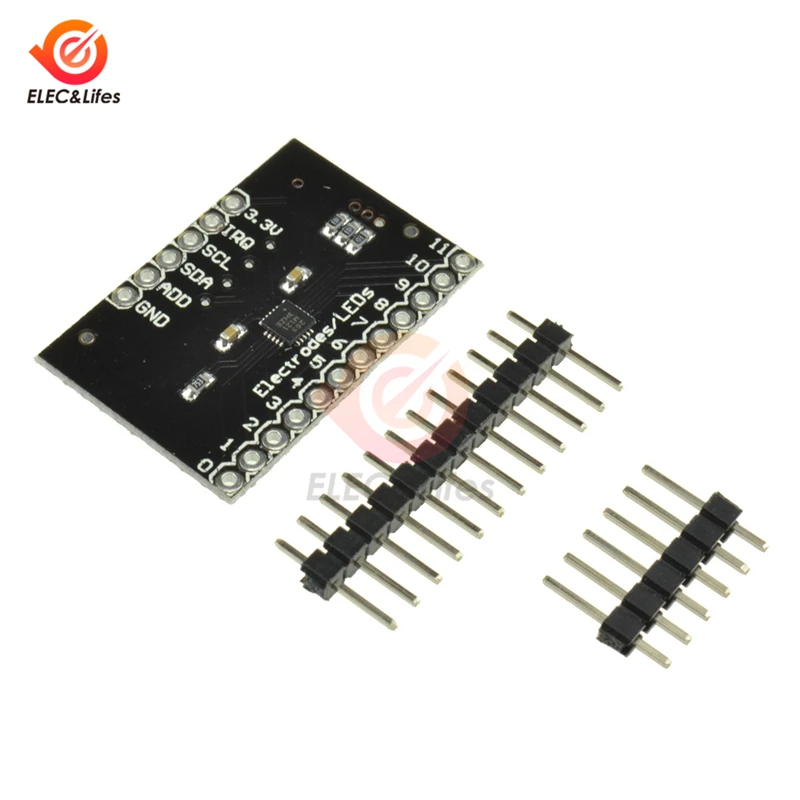 MPR121 Breakout Board IIC V12 емкостный сенсорный сенсор модуль контроллера I2C интерфейсная клавиатура макетная плата для Arduino
