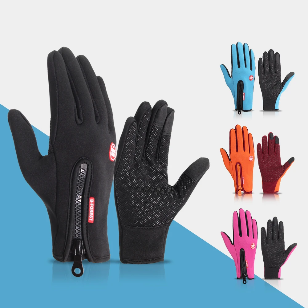 Winter Warm Cycling Gloves Fitness High-quality Men Women Windproof Bike  Motorcycle Fishing Gloves Full Finger Touchscreen Ski