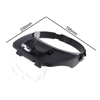 

Beeworking Magnifying Glasses with LED Light For Beekeeping Head-mounted Multiple Magnification Mirror Beekeeping Equipment