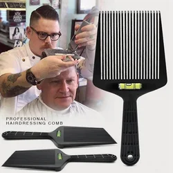 1Pc Flat Top Guide Comb Level Flat Topper Straight Hair Cut Barbers Salon Combs Professional Hair Comb Hair Styling Tools