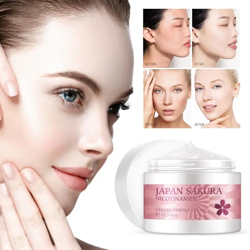 

LAIKOU Cherry blossoms Whitening Face Essence Cream Anti-Wrinkle Nourish Serum Moisturizing Lotion Anti-Aging Skin Care TSLM2