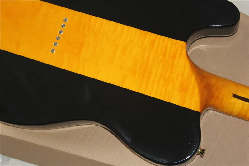 Custom Shop Новое поступление с головой собаки подписи Sunburst электрогитара золотой Hardware10yue