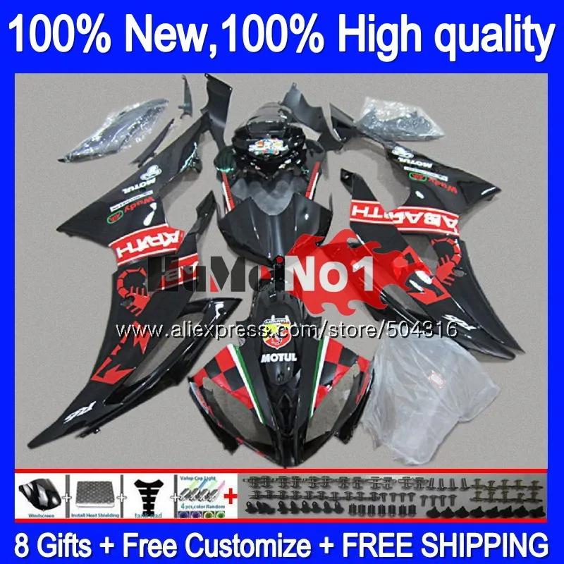 YZF-R6 для YAMAHA YZF R6 YZF-600 YZF 600 R 6 43MC. 130 Скорпион Красный YZF600 YZFR6 2008 2013 08 13, 14, 15, 16 лет обтекатели