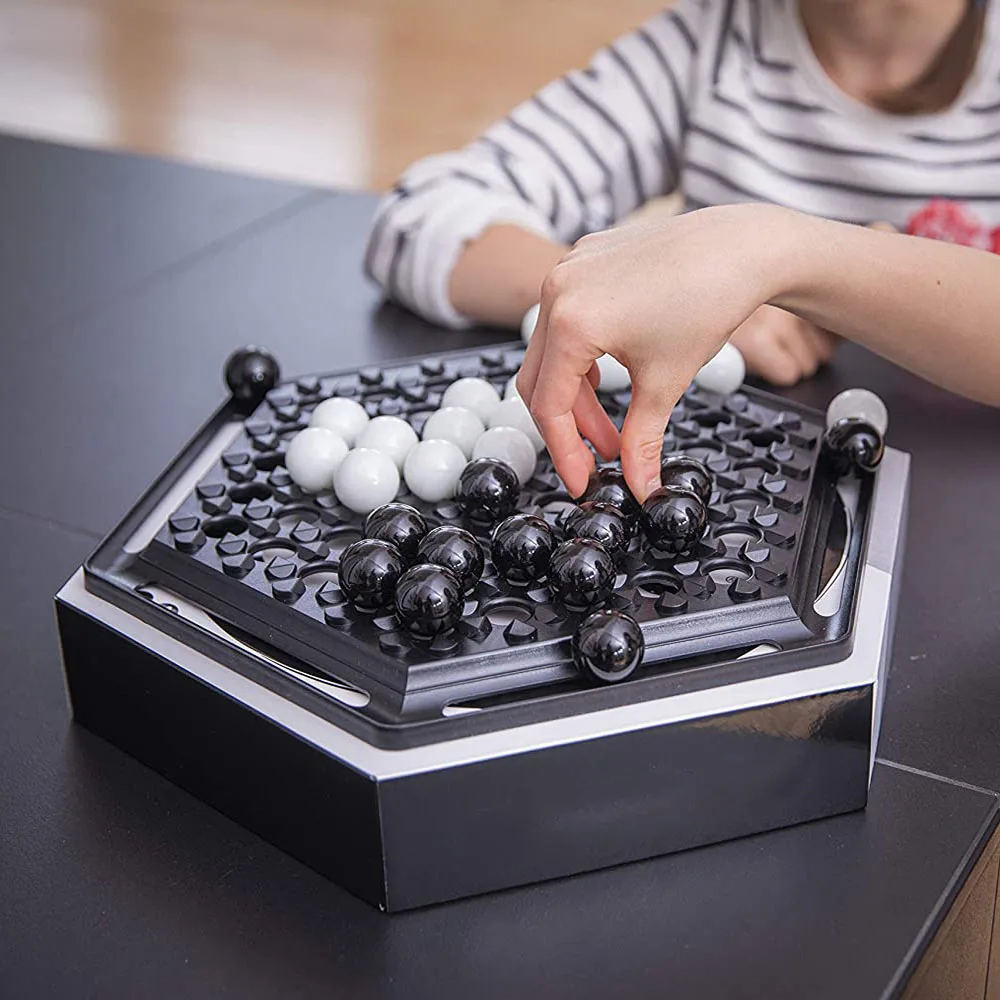 Abalone Table Games Portable Chess Set Family Board Game For Children Kids Intellectual Development Carrom Board Push Chess