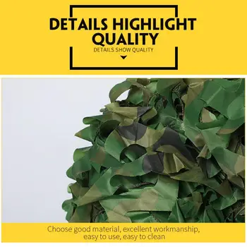 

2m*3.0m Net Woodland Forest Net Hiden Cover Jungle Cover Military Hiden Hunting Camouflage Oxford 2MX3.0M Green
