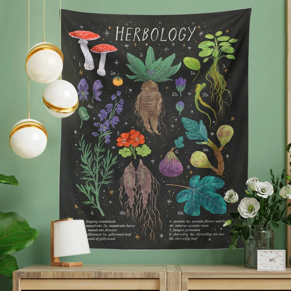 Tapestry Wall Hanging Mushroom Tapestry Wall Aesthetic Hippie