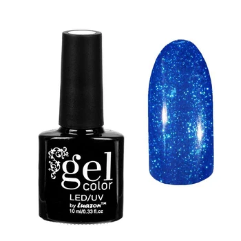 

Rhinestone Gel Polish, three-phase LED / UV, 10 ml, color 012 blue